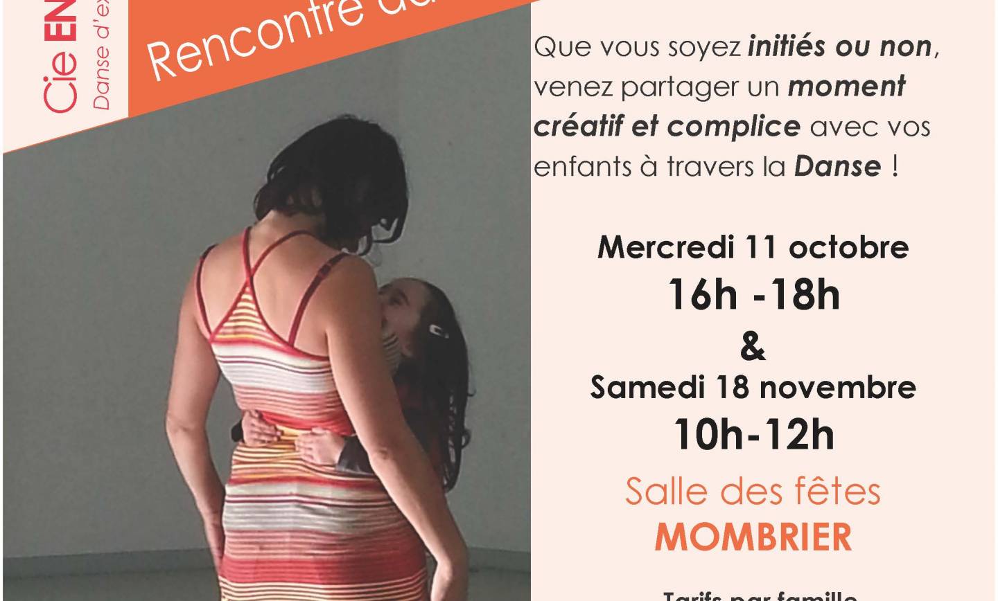 RENc’ARTS NOMADES : Rencontre dansée Parents-Enfants 3-8 ans