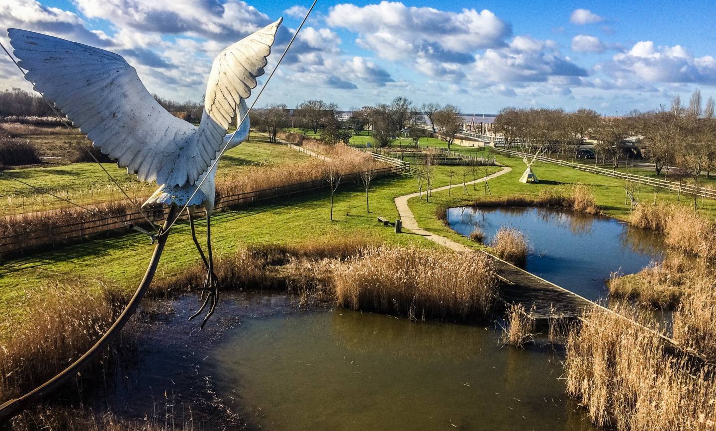 Mettez-vous au vert… à Terres d’oiseaux ! 
 Située sur un espace de marais pré…