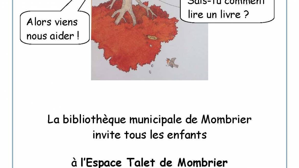 N’oubliez pas d’amener vos enfants demain matin !
 Après l’histoire, fabrication…