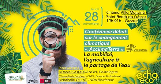 AcclimaTerra : Conférence-débat sur le changement climatique