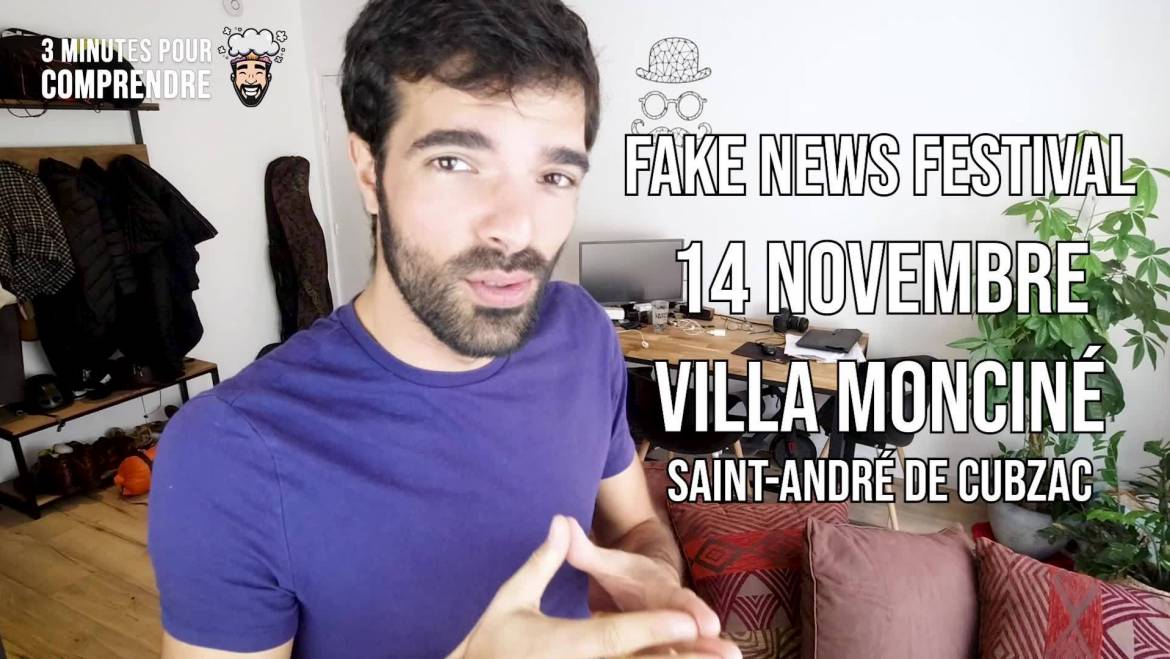 Demain, jeudi 14 novembre, aura lieu le Festival FAKE NEWS à la Villa Monciné de…