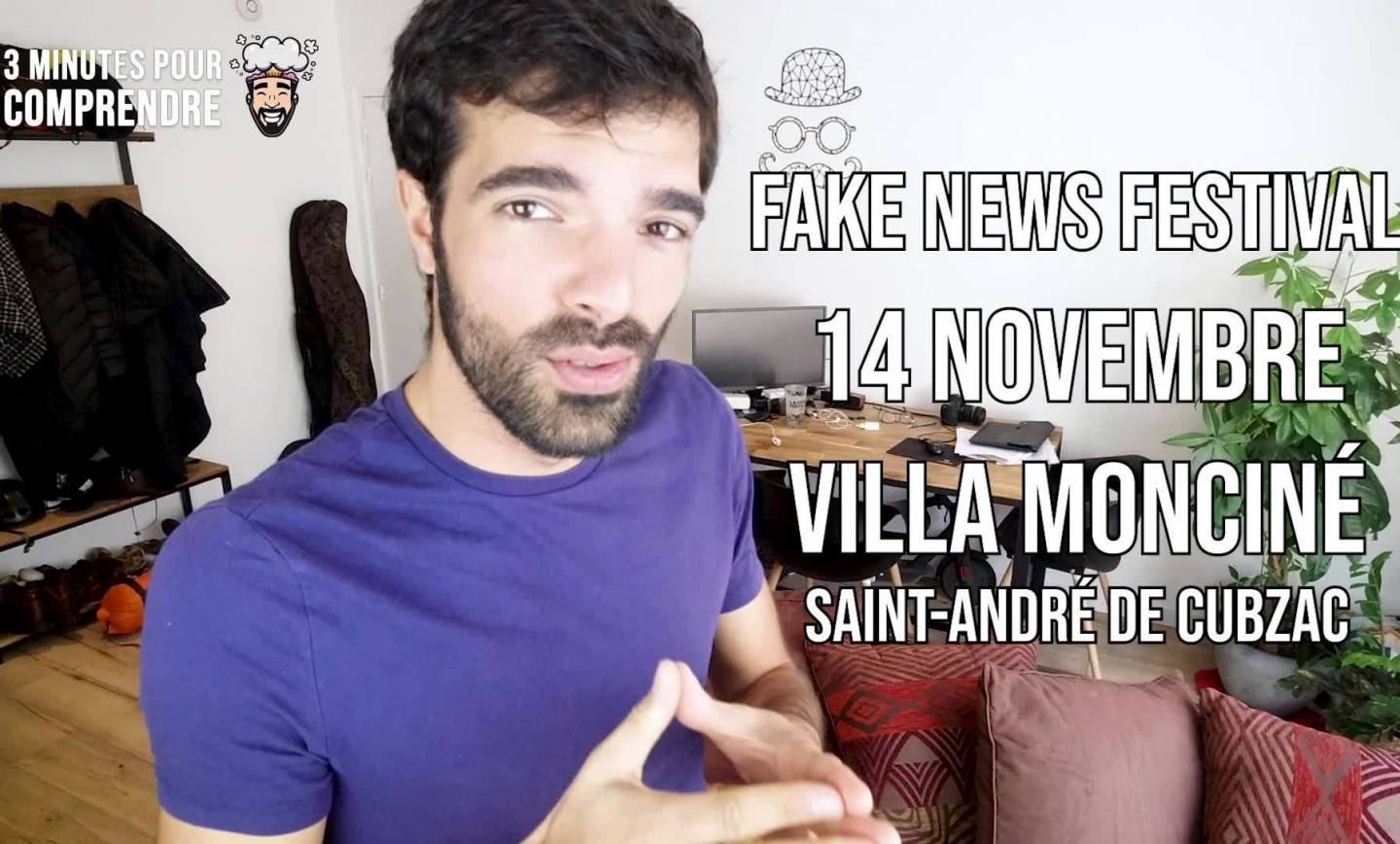 Demain, jeudi 14 novembre, aura lieu le Festival FAKE NEWS à la Villa Monciné de…