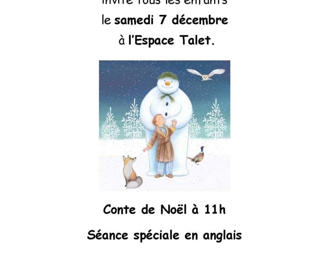 Rendez-vous samedi pour le Noël de la bibliothèque. 
 Accueil dès 10h30.
 Conte …