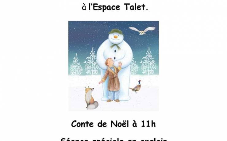 Rendez-vous samedi pour le Noël de la bibliothèque. 
 Accueil dès 10h30.
 Conte …