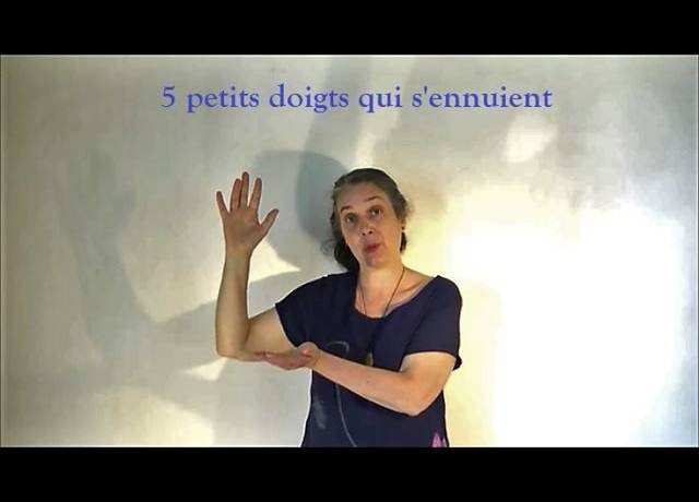 Comptine pour les bébés "5 petits doigts qui s’ennuient" par France Quatromme, conteuse