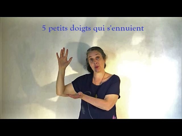 Comptine pour les bébés "5 petits doigts qui s’ennuient" par France Quatromme, conteuse