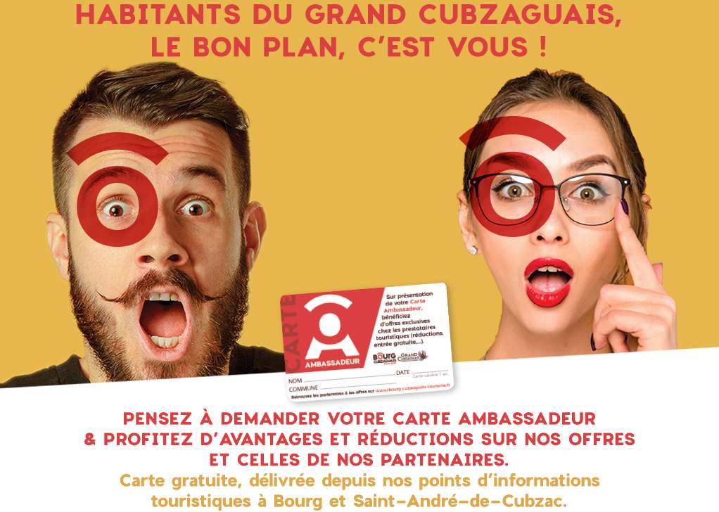 La Carte Ambassadeur – Bourg Cubzaguais Tourisme