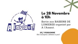 Et voici notre dernière sortie de l’année!
 inscriptions ouvertes jusqu’au 20 …