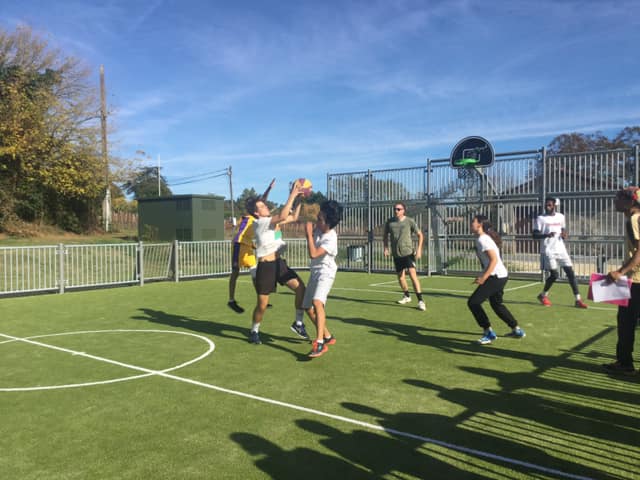 Superbe après-midi à Mombrier 
 1er tournoi de basket avec 6 équipes tournoi e…