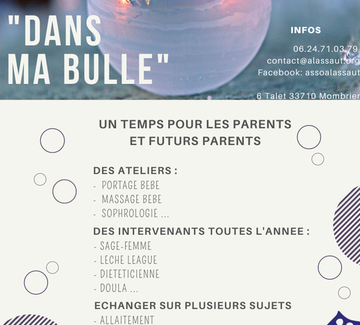 Jeunes et futurs parents, venez passer un moment dans la bulle de l’Assaut déd…