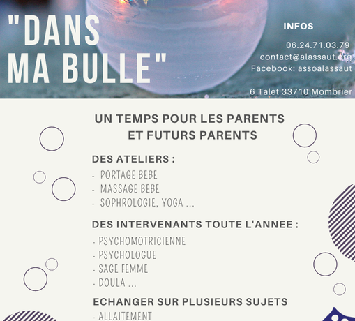 Jeunes et futurs parents, venez passer un moment dans la bulle de l’Assaut déd…