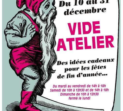 Vide Atelier au Syndicat d’initiative 

Du 10 au 31 décembre ! 

Exposition orga…