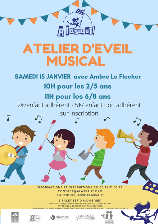 Nouvel atelier parent enfant le 15 janvier à Talet!
 Ambre vient nous proposer…