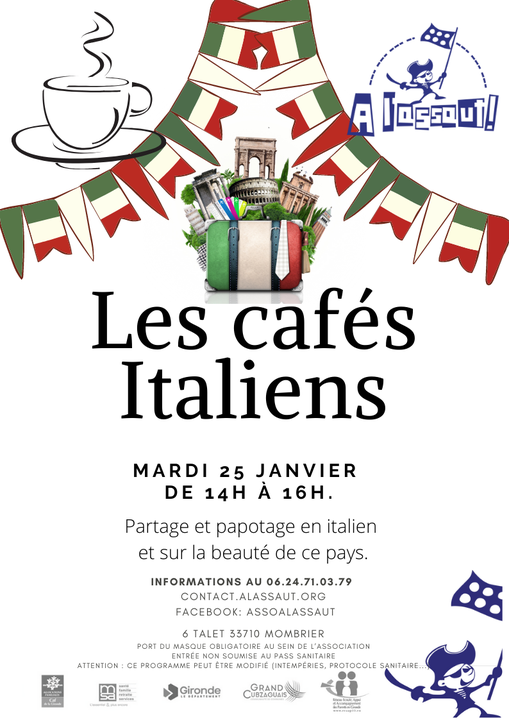 Les cafés italiens entrent en scène à l’espace Talet!
 Que vous soyez adhérent…