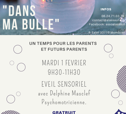 mardi 1er février, Delphine Masclef, psychomotricienne nous propose un atelier…