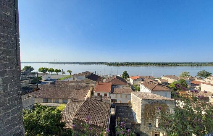 Regardez notre belle Dordogne vue des remparts de Bourg.
 Bonne semaine à tous…