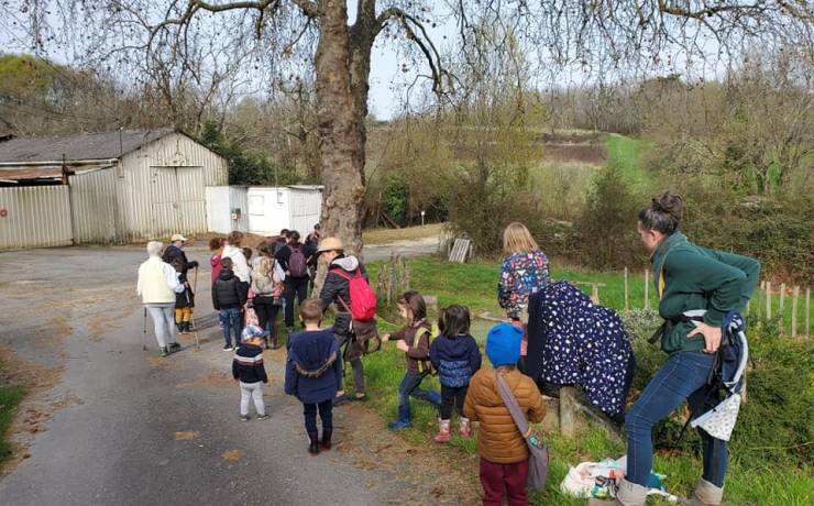 Première randonnée de l année ce matin, accompagnés de Paul, étudiant en Master …