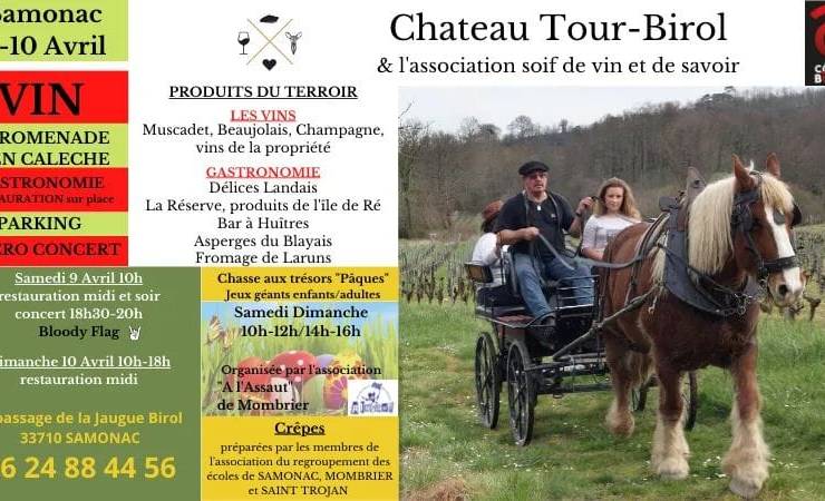 Dimanche après midi, nous serons au château Tour-Birol à Samonac, pour une cha…