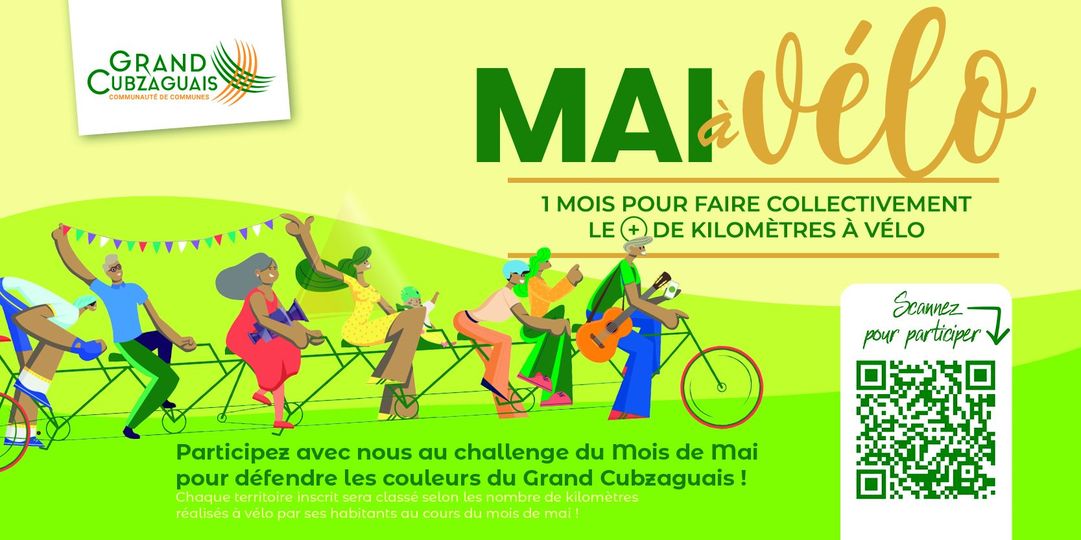 [Mai à vélo ]
Durant tout le mois, le vélo est à l’honneur. A cette occasion, pa…