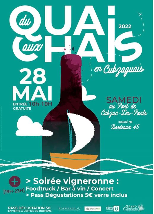 « Du quai aux Chais » de Bordeaux 45  !!!
Rencontrez les vignerons de Bordeaux 4…