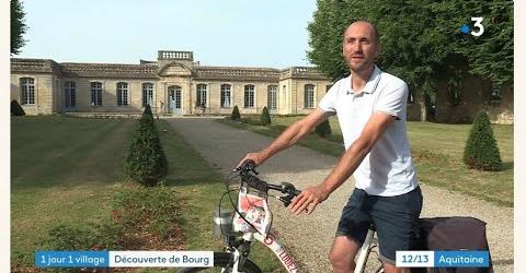 Denis présente Bourg au JT France 3 Nouvelle Aquitaine