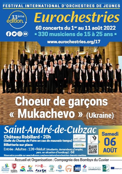 [Festival international d’orchestre de jeunes]
Samedi 6 août à 20h
Saint-André-d…