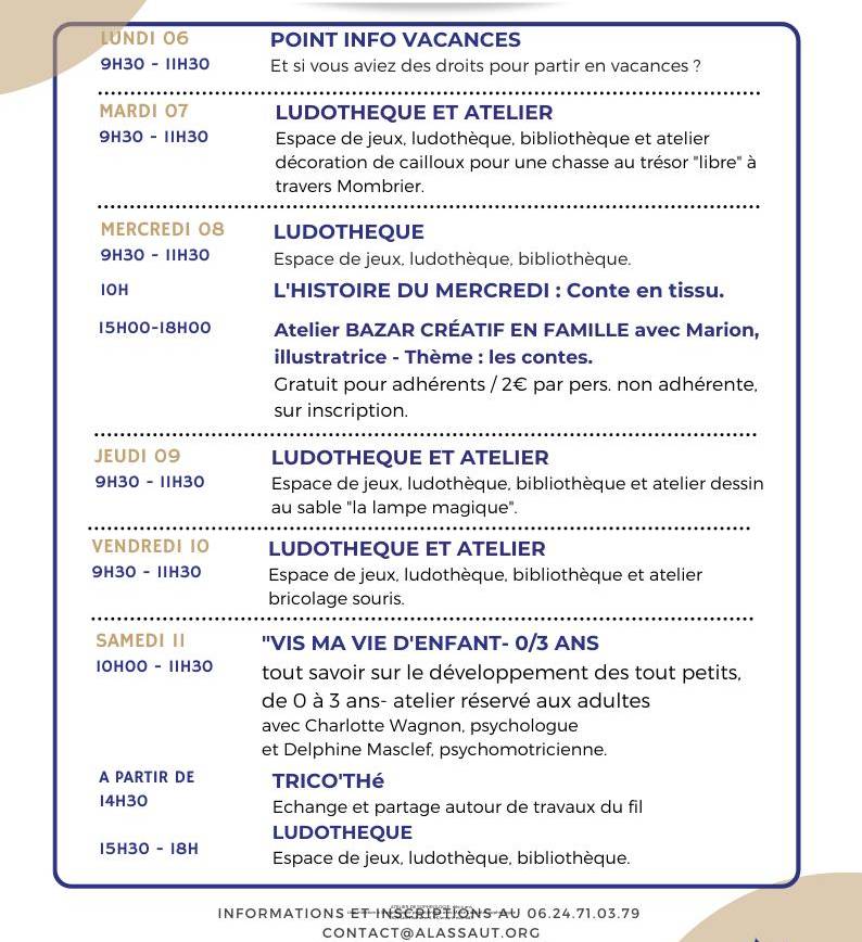 Programme du 6 février au 4 mars.