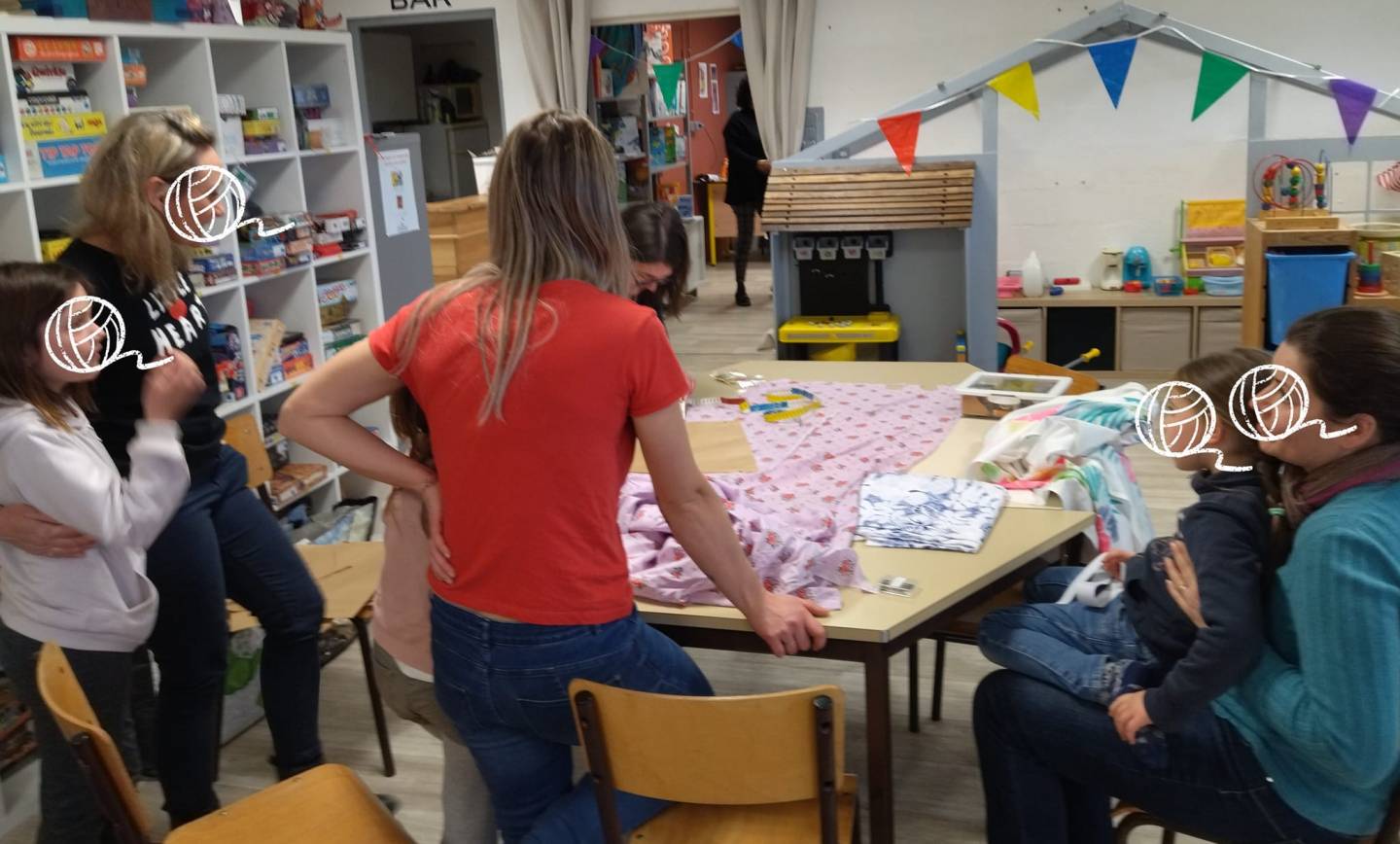 Atelier couture parents/enfants
 Moment de partage et de création en famille 
…