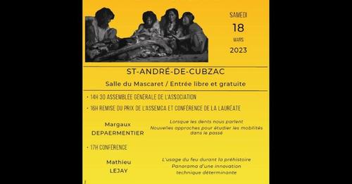 4ème rencontres de l’Assemca : Préhistoire au coin du feu – Blaye Bourg Terres d’Estuaire