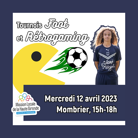 TOURNOIS FOOT et RETROGAMING – N’oublies pas de nous rejoindre mercredi prochai…