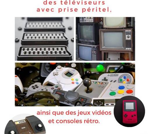 Nous recherchons (en PRÊT) pour une animation « rétrogaming » des téléviseurs av…