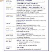 Voici le programme du mois de juin.