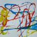 Et pour finir avec l’art abstrait :
 Peinture à la ficelle