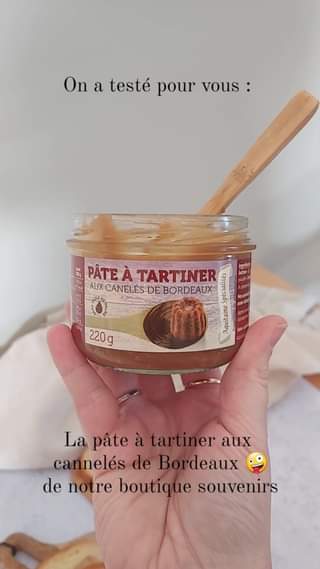 Pâte à tartiner aux Canelés - Livraison