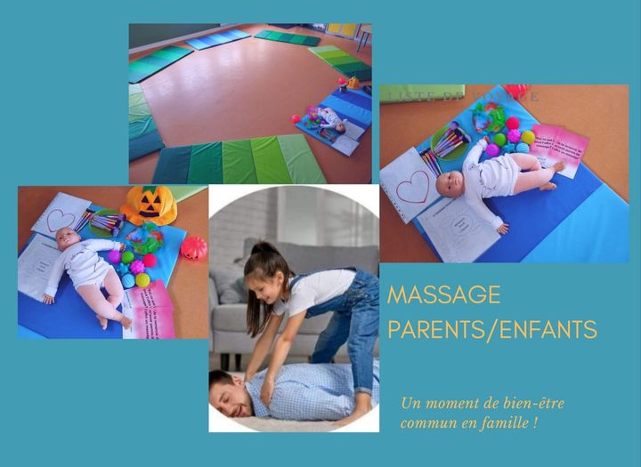 Massage parents/enfants pour les 4-6 ans
 avec Angélique Vincelot, masseuse ce…