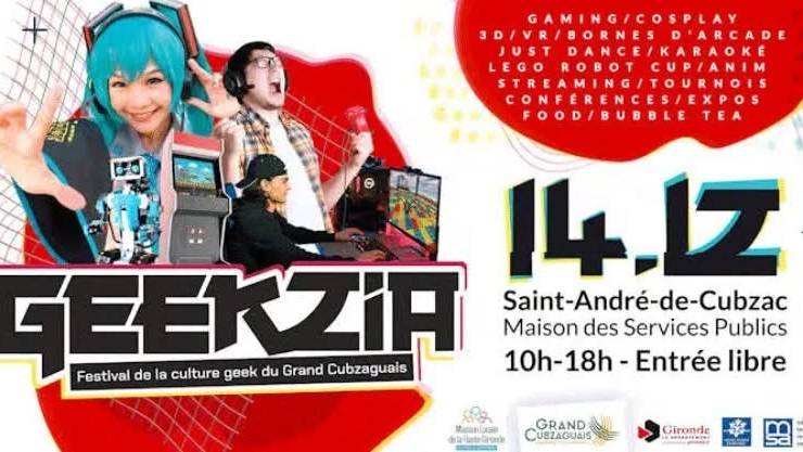 [Geekzia : Festival de la culture Geek du Grand Cubzaguais]
 Maison des services…