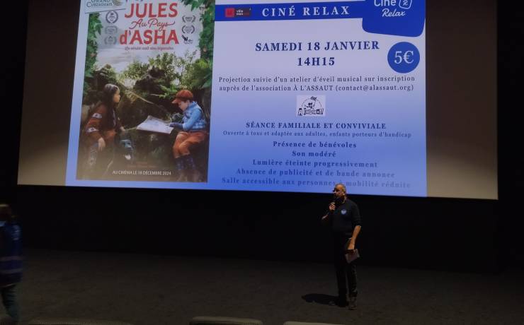 Atelier musical au Ciné Relax
avec Annick
pour enfants/adultes à besoins spécifi…