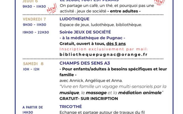 Programme du 3 au 23 février