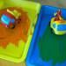 Lectures et atelier
sur le thème « des sports »
Ici, peinture courses automobiles …