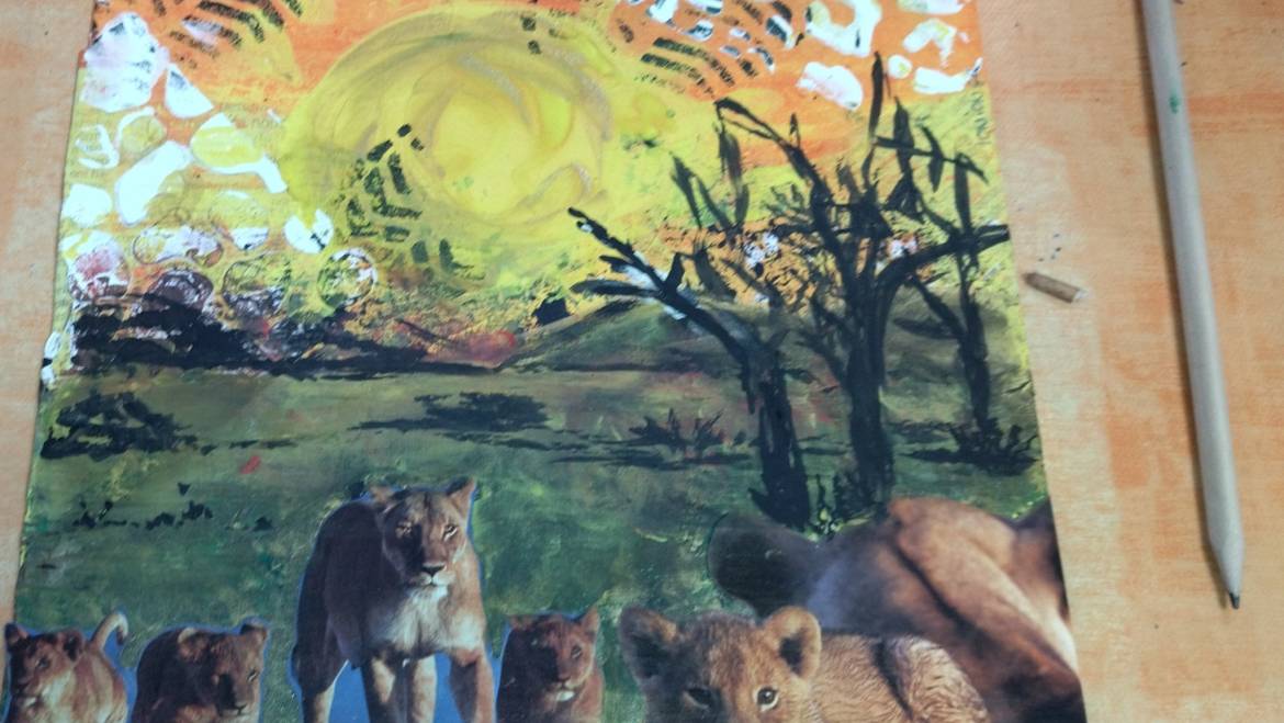 Bazar créatif – thème : safari
avec les conseils de Ion ion GR / Marion Guillon …