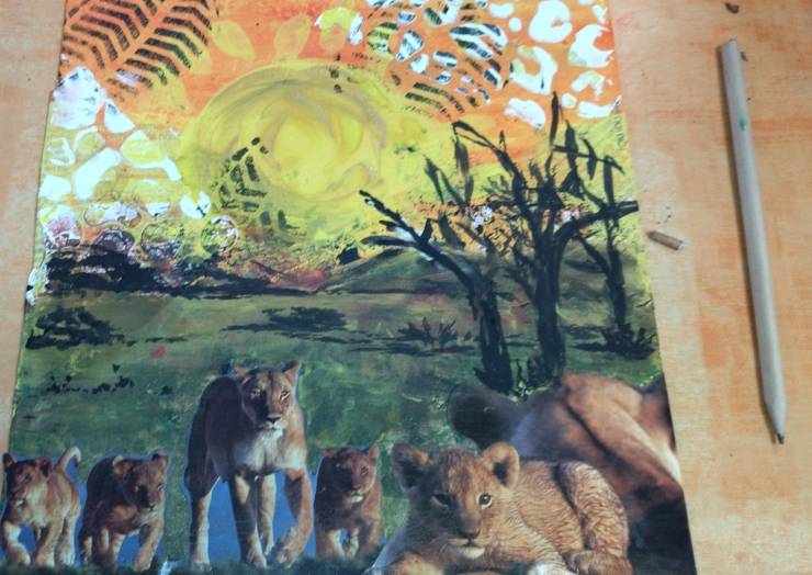 Bazar créatif – thème : safari
avec les conseils de Ion ion GR / Marion Guillon …