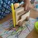 Atelier dessin  avec des petites voitures