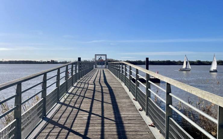Randonnée autour de Bourg-sur-Gironde jusqu’à Lansac, et un petit tour dans cett…