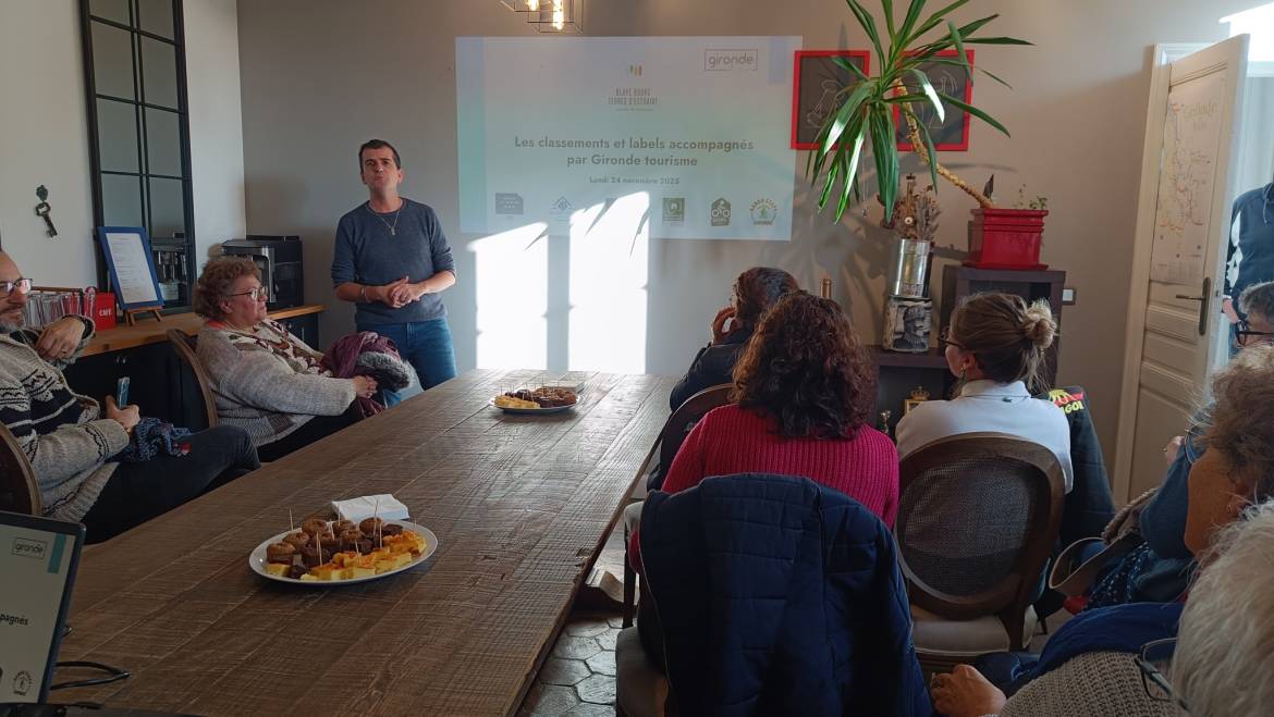 [QUALIFICATION DE L’OFFRE] Hier, Gironde Tourisme a été conviée par les offices …