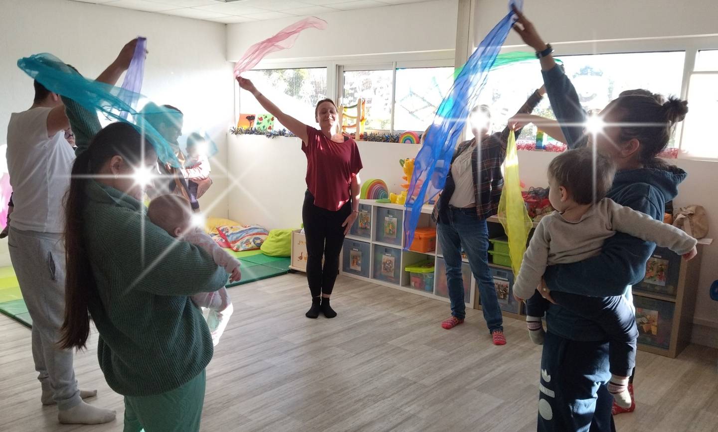 Éveil à la danse, avec Angélique de Massage d&rsquo;Ange. Un fabuleux moment de partag…