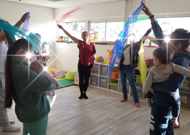 Éveil à la danse, avec Angélique de Massage d’Ange. Un fabuleux moment de partag…