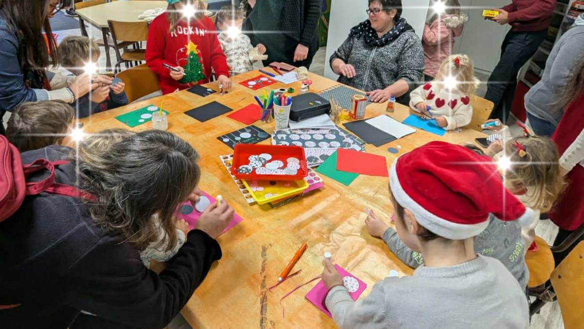 Atelier « cartes de vœux »