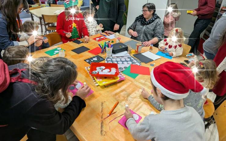 Atelier « cartes de vœux »