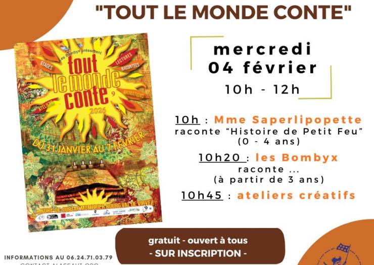 Il reste encore des places pour cette matinée enchantée autour des contes. GRATU…