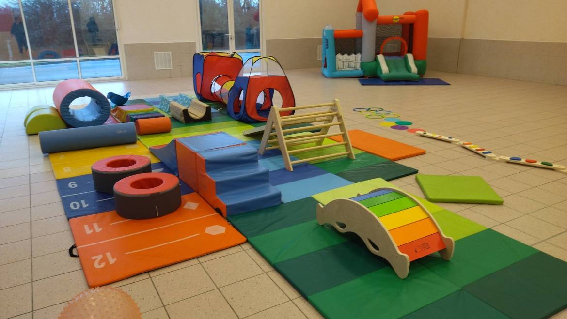 Retrouvez nous ce matin à la salle des fêtes de St Trojan pour de la motricité e…